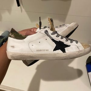 Mens Distressed Golden Goose Sneakers